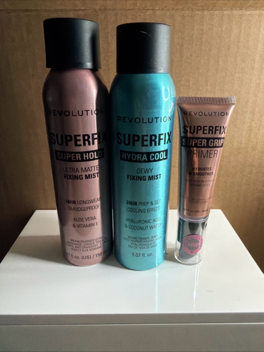 Revolution Superfix Trio - Pink, Teal, Rose Gold